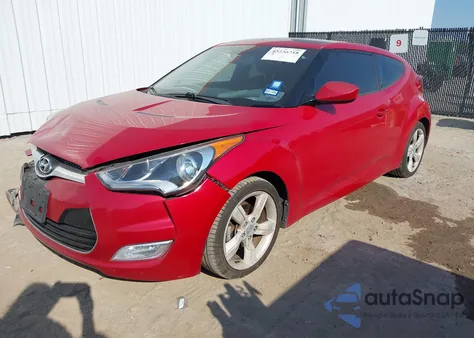 2014 Hyundai Veloster Base W/Black z USA, uszkodzony, nr VIN KMHTC6AD3EU199372